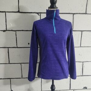 3/$50 COLUMBIA Purple Quarter-Zip Pullover Sz M
